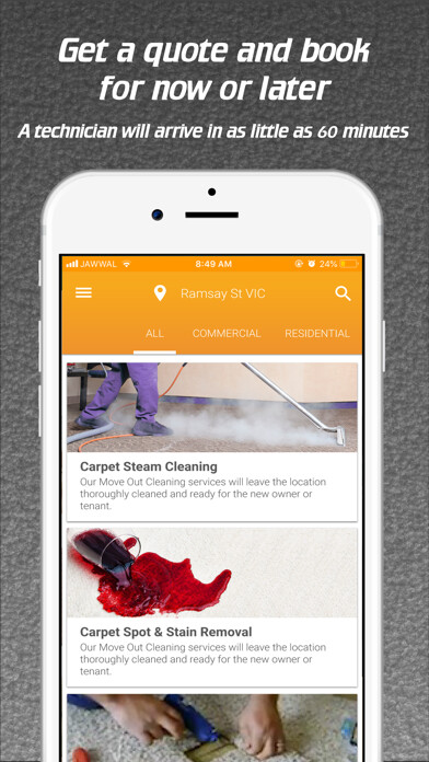 Emulate iPhone app All Carpet Cleaning & Repair using MyAndroid Emulate iPhone app All Carpet Cleaning & Repair using MyAndroid