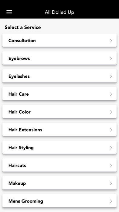 Emulate iPhone app All Dolled Up Salon Stores using MyAndroid Emulate iPhone app All Dolled Up Salon Stores using MyAndroid