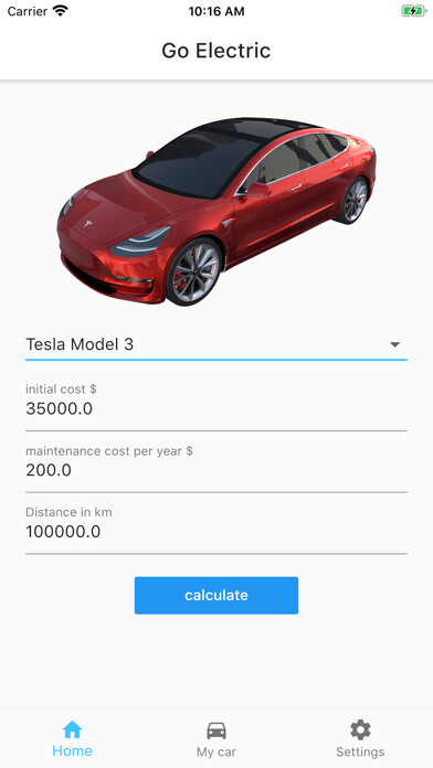Emulate iPhone app All Electric using MyAndroid Emulate iPhone app All Electric using MyAndroid