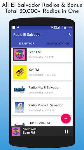 Run android online APK All El Salvador Radios from MyAndroid or emulate All El Salvador Radios using MyAndroid