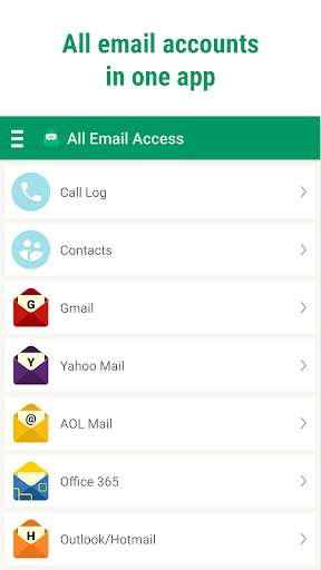 Run android online APK All Email Access: Mail Inbox from MyAndroid or emulate All Email Access: Mail Inbox using MyAndroid