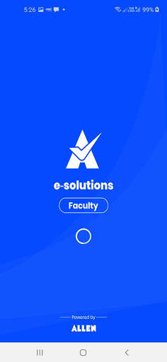 Run android online APK Allen e-Solutions Faculty from MyAndroid or emulate Allen e-Solutions Faculty using MyAndroid