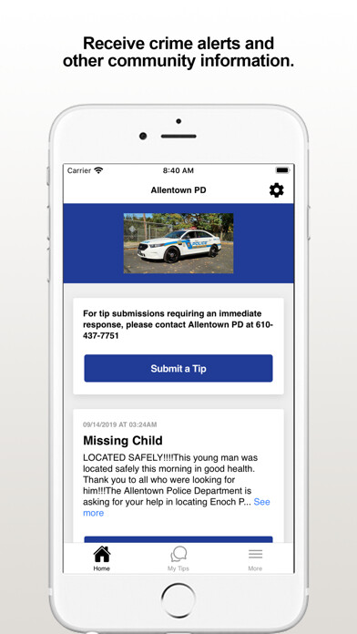 Emulate iPhone app Allentown PD using MyAndroid Emulate iPhone app Allentown PD using MyAndroid