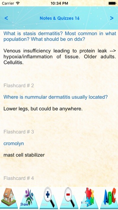 Emulate iPhone app Allergies & Immunology fundamentals - Free study notes, quizzes & concepts using MyAndroid