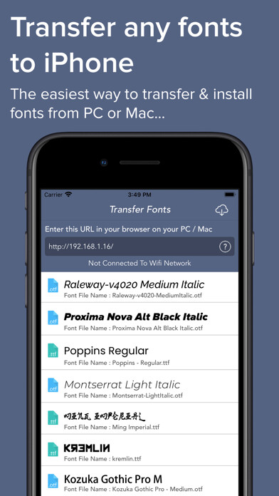 Emulate iPhone app All Fonts : Install Any Fonts using MyAndroid Emulate iPhone app All Fonts : Install Any Fonts using MyAndroid