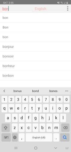 Run android online APK All French Dictionaries from MyAndroid or emulate All French Dictionaries using MyAndroid