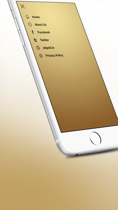 Emulate iPhone app All Gold Radio Ireland using MyAndroid
