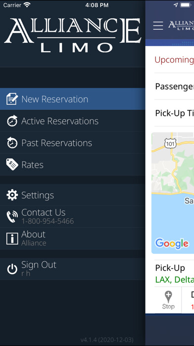 Emulate iPhone app Alliance Limo Mobile using MyAndroid Emulate iPhone app Alliance Limo Mobile using MyAndroid