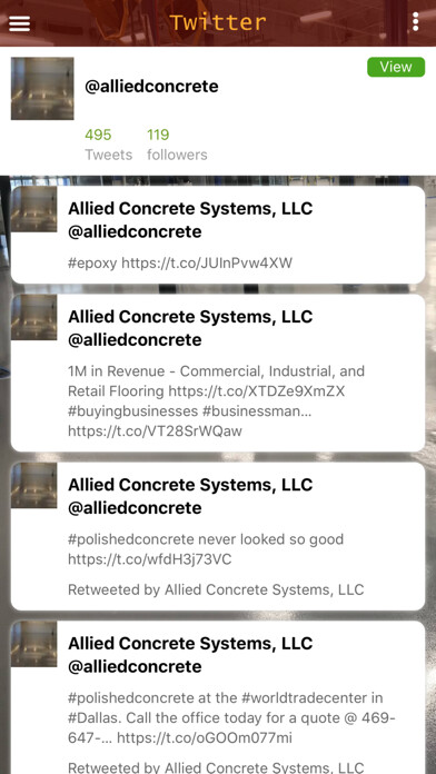 Emulate iPhone app Allied Concrete Systems, LLC using MyAndroid Emulate iPhone app Allied Concrete Systems, LLC using MyAndroid
