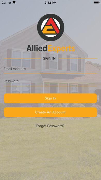 Emulate iPhone app Allied Experts using MyAndroid