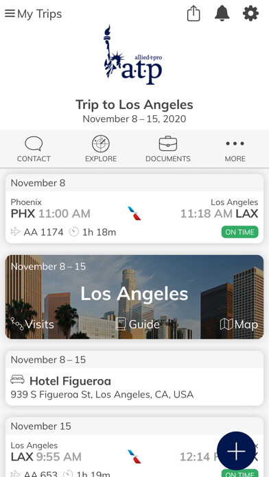 Emulate iPhone app AlliedTPro Travel Buddy using MyAndroid