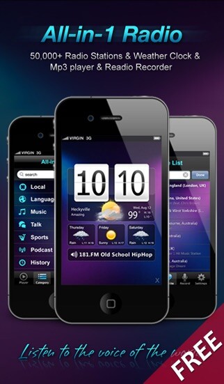 Emulate iPhone app All-in-1 Radio Free using MyAndroid Emulate iPhone app All-in-1 Radio Free using MyAndroid