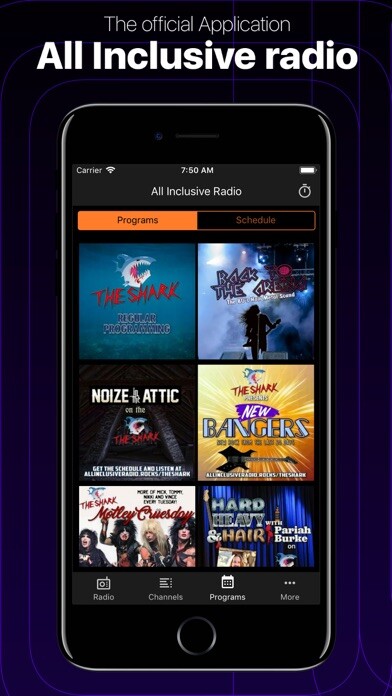 Emulate iPhone app All Inclusive Radio using MyAndroid