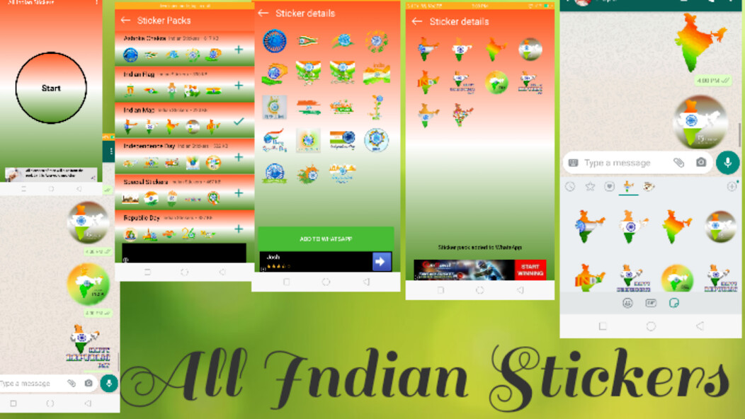 Run android online APK All Indian Sticker-15th August,26th January..etc. from MyAndroid or emulate All Indian Sticker-15th August,26th January..etc. using MyAndroid