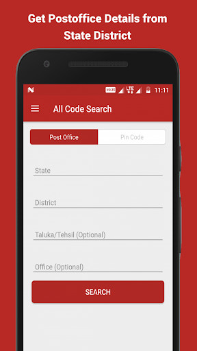Emulate Android APK All India Pincode , RTO , STD Code finder Offline