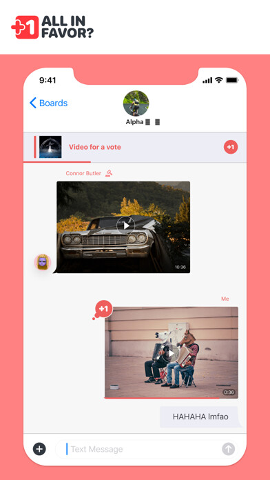 Emulate iPhone app All In Favor using MyAndroid