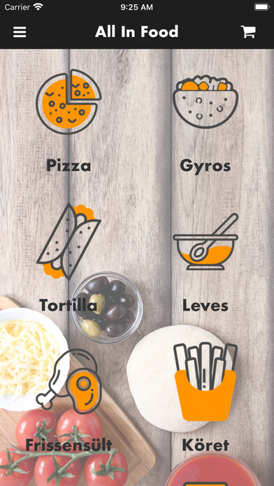 Emulate iPhone app All In Food using MyAndroid Emulate iPhone app All In Food using MyAndroid