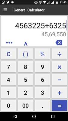 Emulate Android APK All In One Calculator FREE (GST enabled)