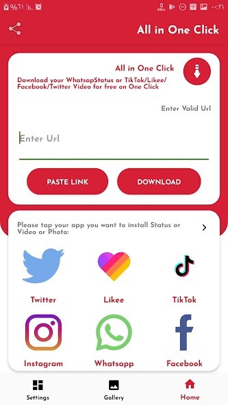 Run android online APK All in One Click from MyAndroid or emulate All in One Click using MyAndroid