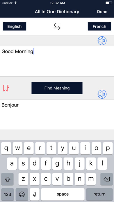 Emulate iPhone app All In One Dictionary using MyAndroid Emulate iPhone app All In One Dictionary using MyAndroid