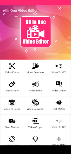 Emulate All in one VIDEO EDITOR from MyAndroid or run All in one VIDEO EDITOR using MyAndroid