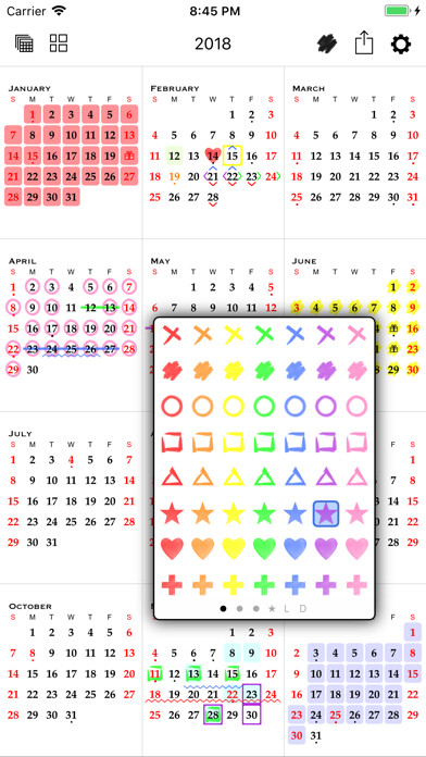 Emulate iPhone app All‑in‑One Year Calendar SE using MyAndroid Emulate iPhone app All‑in‑One Year Calendar SE using MyAndroid