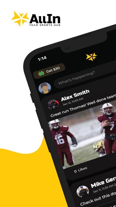Emulate iPhone app All In Team Sports Hub using MyAndroid Emulate iPhone app All In Team Sports Hub using MyAndroid