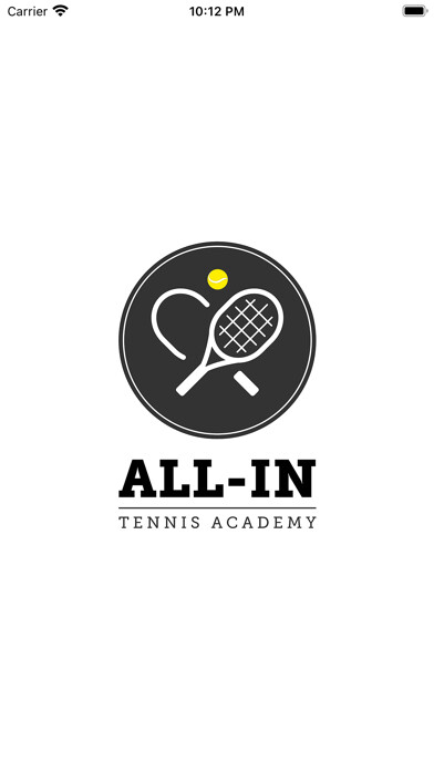 Emulate iPhone app All-in Tennis & Padel Academy using MyAndroid