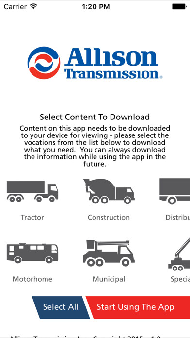 Emulate iPhone app Allison Transmission Mobile using MyAndroid Emulate iPhone app Allison Transmission Mobile using MyAndroid