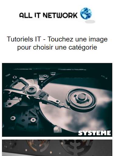 Run android online APK All IT Network - Tutoriels Informatiques from MyAndroid or emulate All IT Network - Tutoriels Informatiques using MyAndroid