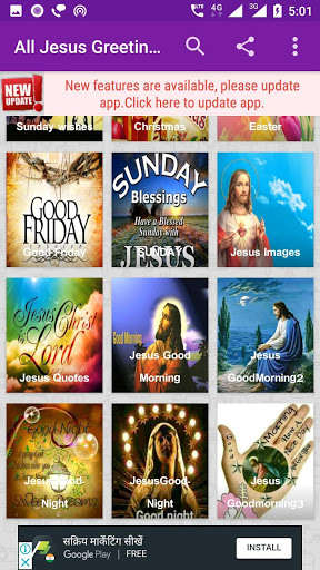 Run android online APK All Jesus Greetings and Quotations from MyAndroid or emulate All Jesus Greetings and Quotations using MyAndroid