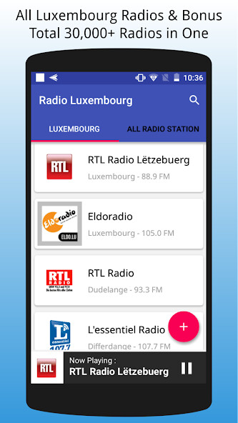 Run android online APK All Luxembourg Radios from MyAndroid or emulate All Luxembourg Radios using MyAndroid