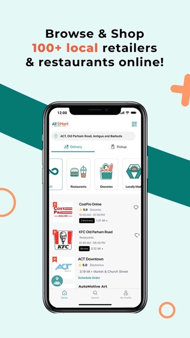 Emulate iPhone app AllMart - Local Marketplace using MyAndroid