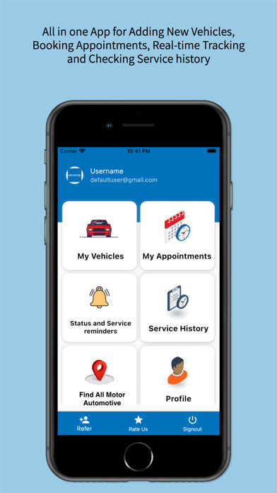Emulate iPhone app All Motor Automotive using MyAndroid Emulate iPhone app All Motor Automotive using MyAndroid