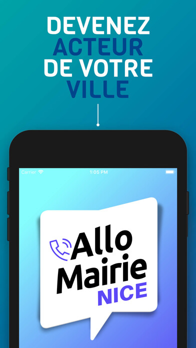 Emulate iPhone app Allo Mairie Nice using MyAndroid