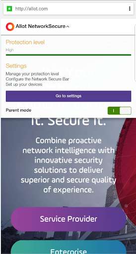 Run android online APK Allot NetworkSecure Demo from MyAndroid or emulate Allot NetworkSecure Demo using MyAndroid