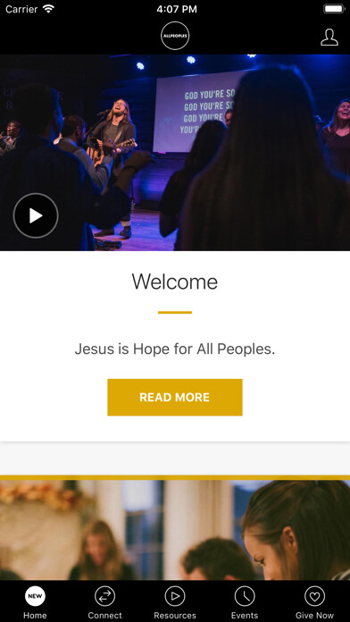 Emulate iPhone app All Peoples Church using MyAndroid Emulate iPhone app All Peoples Church using MyAndroid