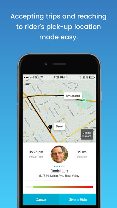 Emulate iPhone app AllRide Taxi - Driver using MyAndroid Emulate iPhone app AllRide Taxi - Driver using MyAndroid