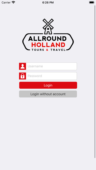 Emulate iPhone app AllroundHolland using MyAndroid