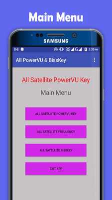 Emulate Android APK All Satellite PowerVU and Biss Key
