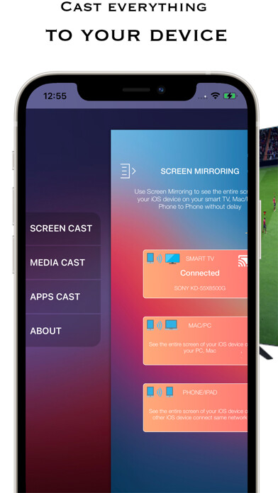 Emulate iPhone app AllShare Cast using MyAndroid