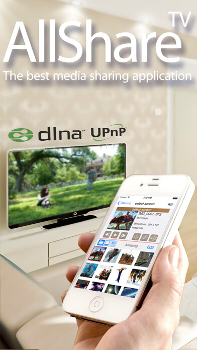 Emulate iPhone app AllShare TV - Media Server with SmartTV Connect using MyAndroid Emulate iPhone app AllShare TV - Media Server with SmartTV Connect using MyAndroid