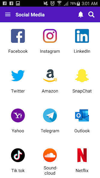 Run android online APK All Social Media networks in one app from MyAndroid or emulate All Social Media networks in one app using MyAndroid