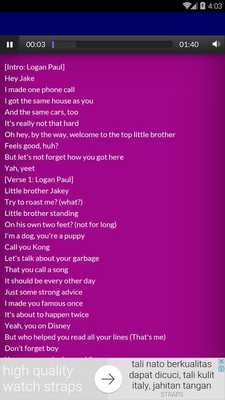 Emulate Android APK All Songs Of Logan Paul + Lyrics mp3