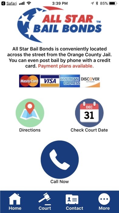 Emulate iPhone app All Star Bail Bonds using MyAndroid Emulate iPhone app All Star Bail Bonds using MyAndroid