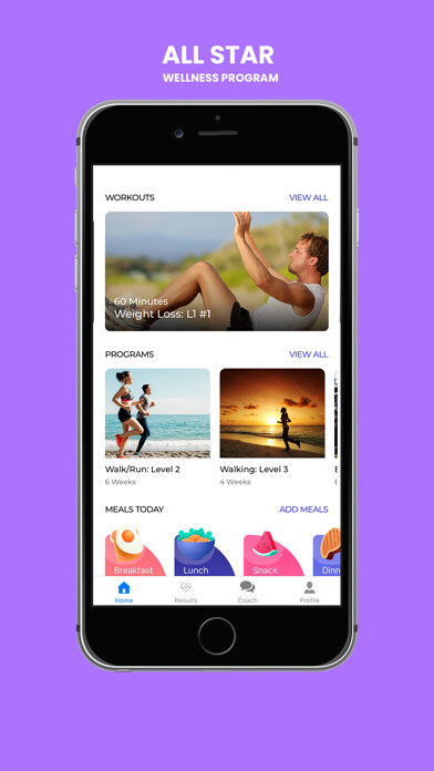 Emulate iPhone app All Star Wellness using MyAndroid