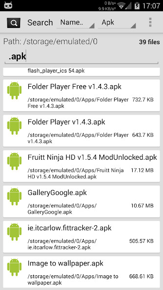 Run android online APK All Storage Search from MyAndroid or emulate All Storage Search using MyAndroid