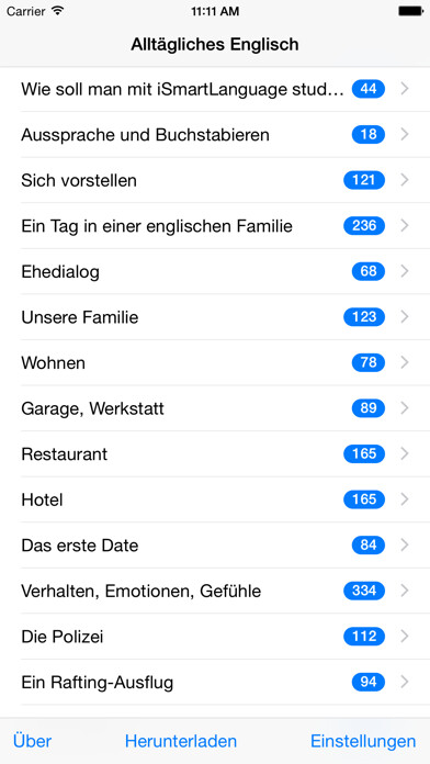 Emulate iPhone app Alltägliches Englisch using MyAndroid Emulate iPhone app Alltägliches Englisch using MyAndroid