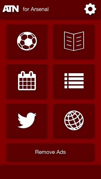 Emulate iPhone app All The News - Arsenal FC Edition using MyAndroid