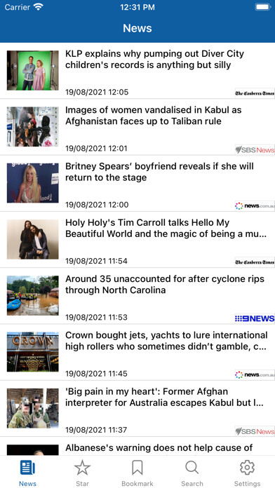 Emulate iPhone app All the News - Australia using MyAndroid Emulate iPhone app All the News - Australia using MyAndroid